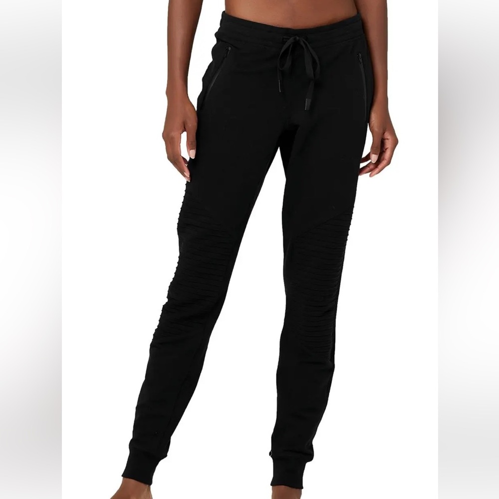 Alo Urban Moto Sweatpants in Black - XS